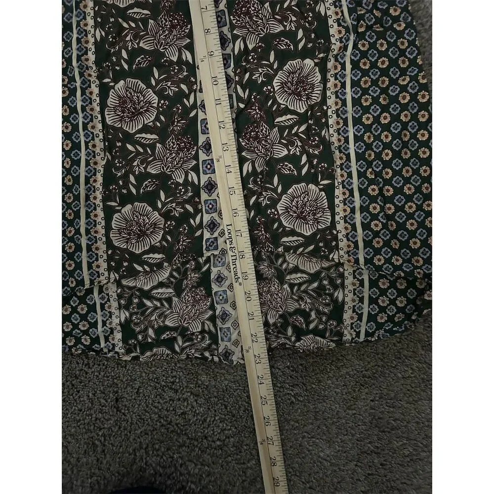 Nostalgia Women's S Sleeveless Floral Bohemian tank top  Multicolor - Picture 5 of 6